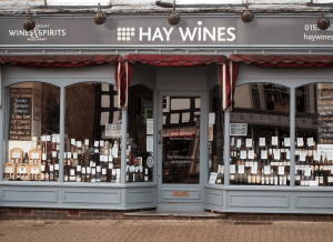 Hay Wines’ store front in Hereford