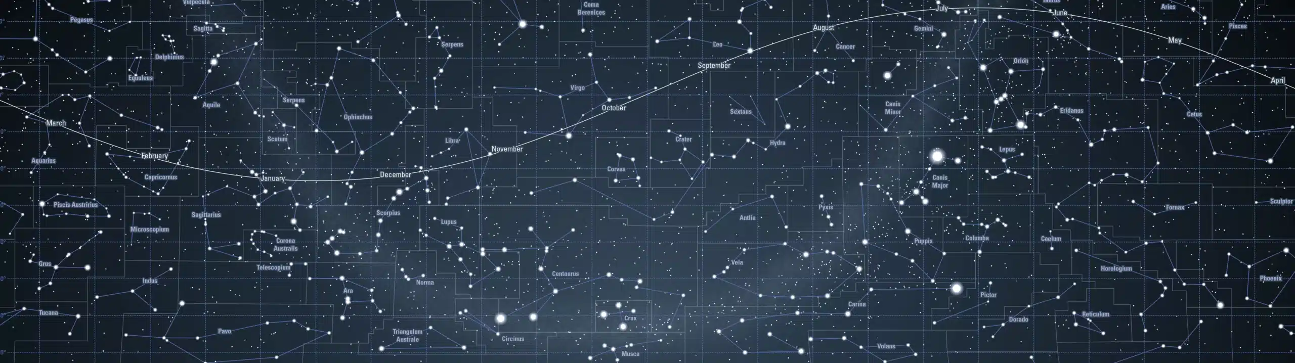 The night sky