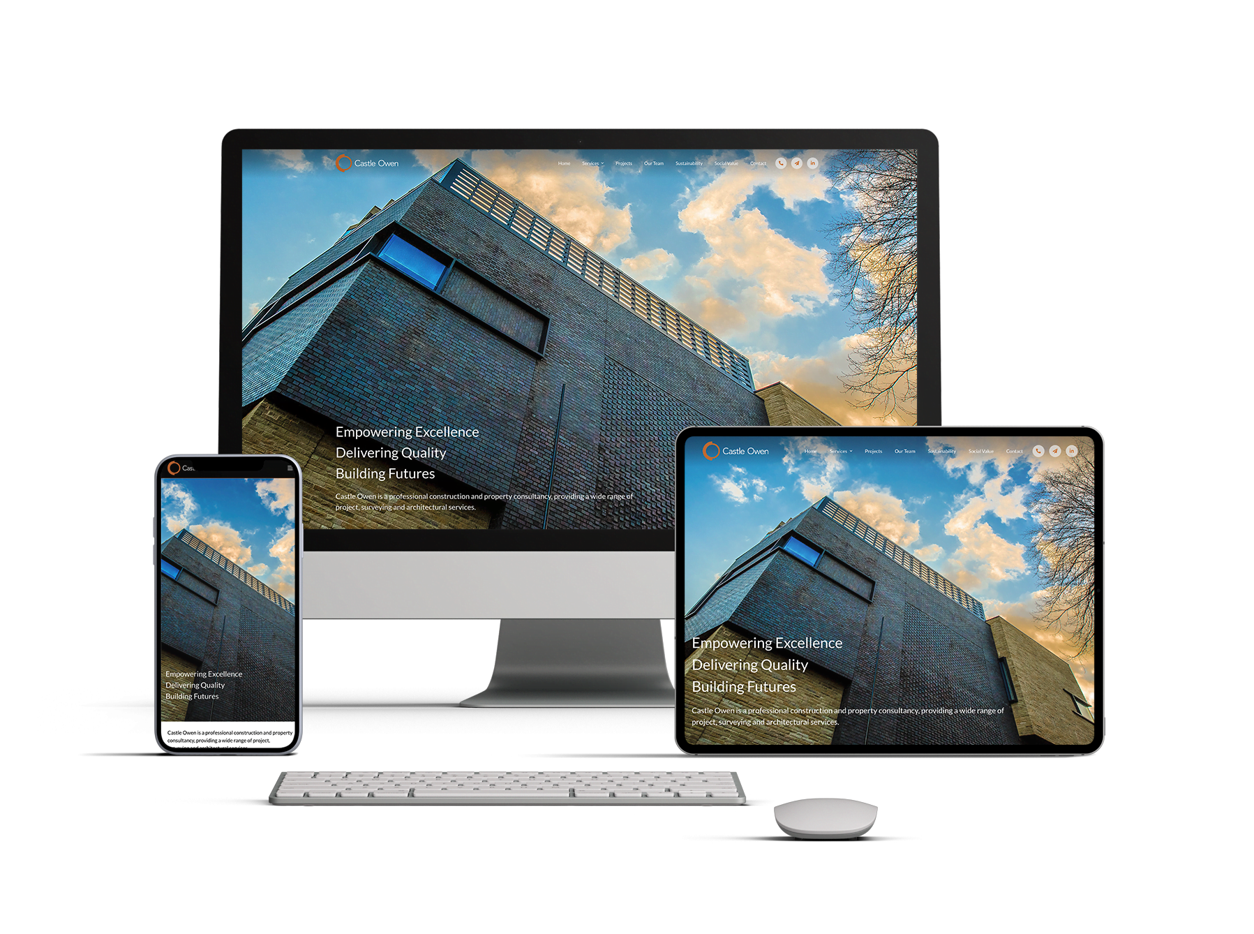 Castle Owen web design