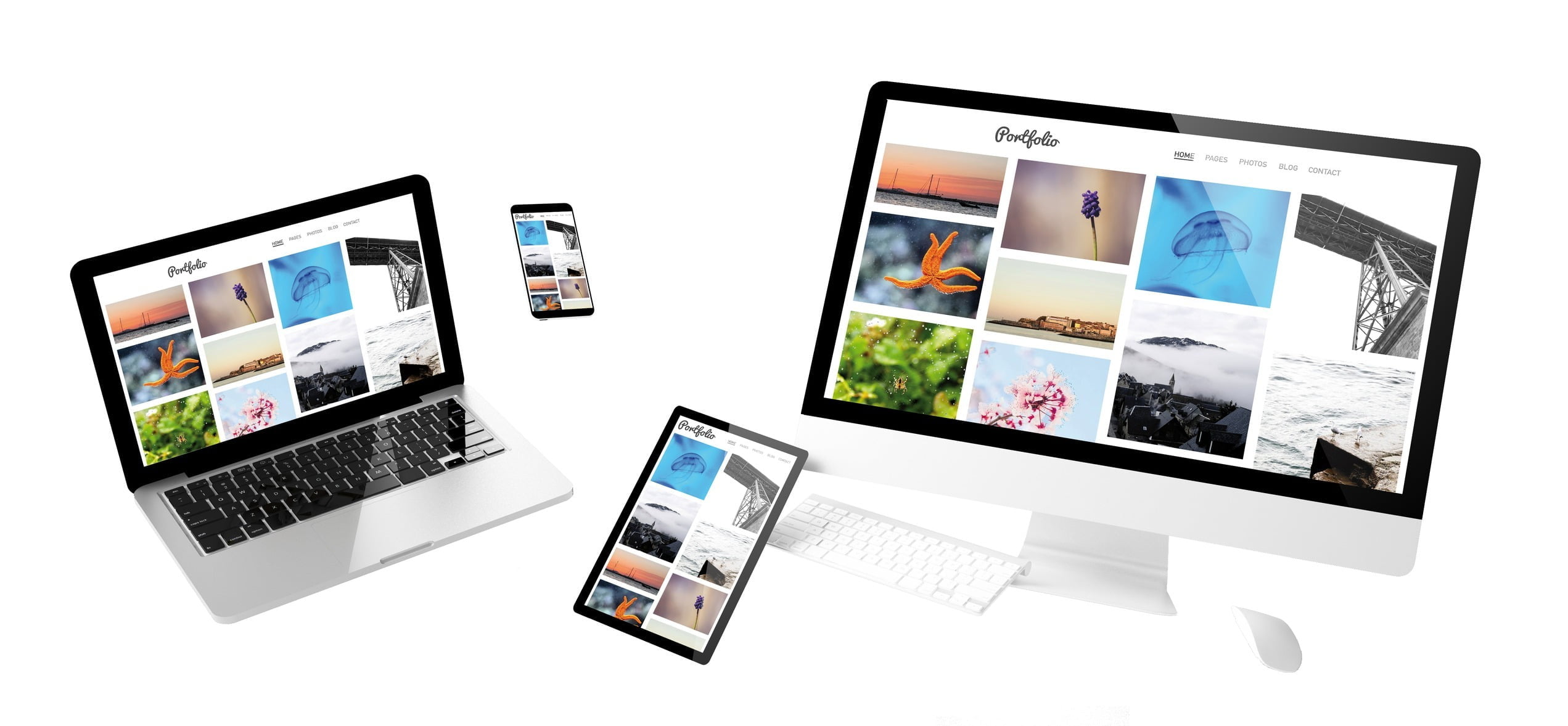 Is your website mobile-friendly? A responsive design should work at all screen sizes.