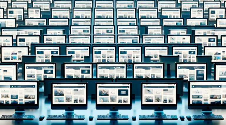 Ever more generic, websites look every more similar