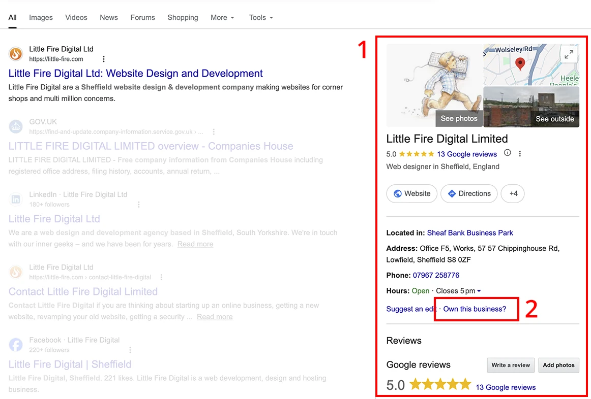 Google Business Profile GBP
