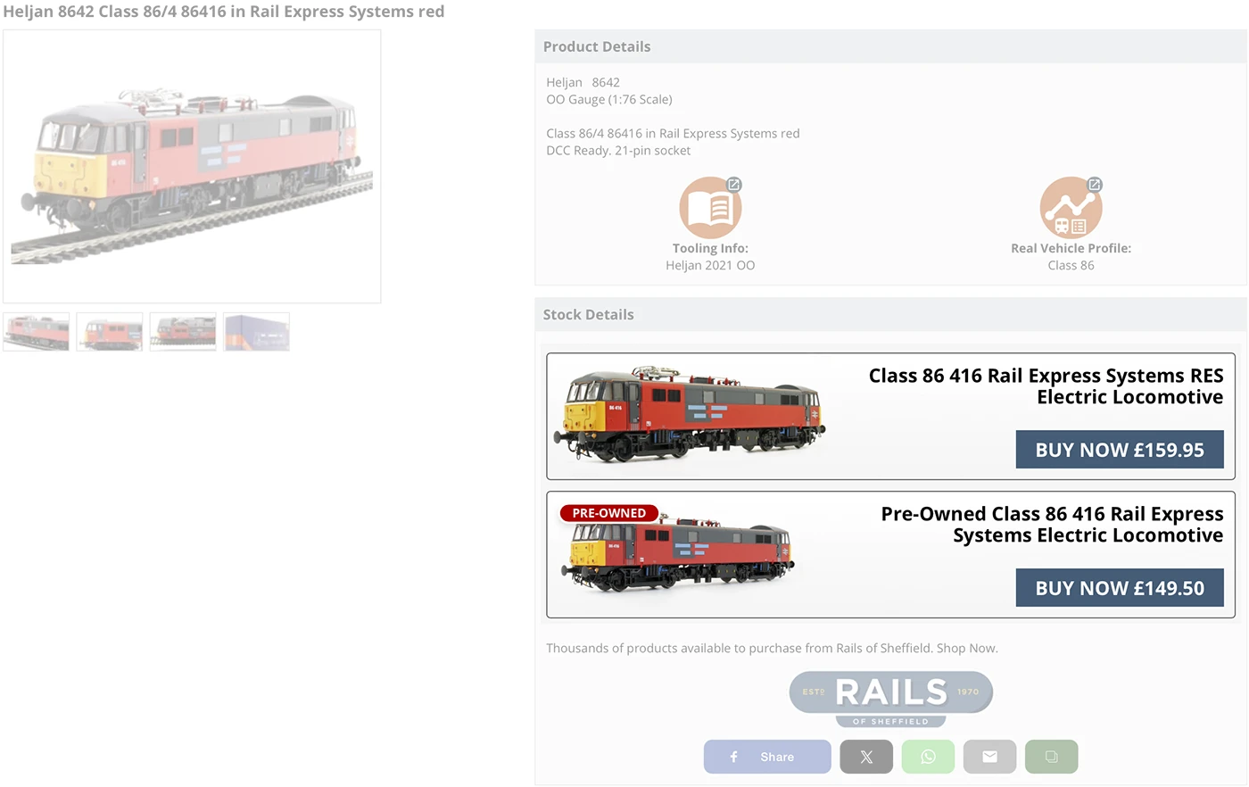 Search driven buy now buttons on the Hattons directory