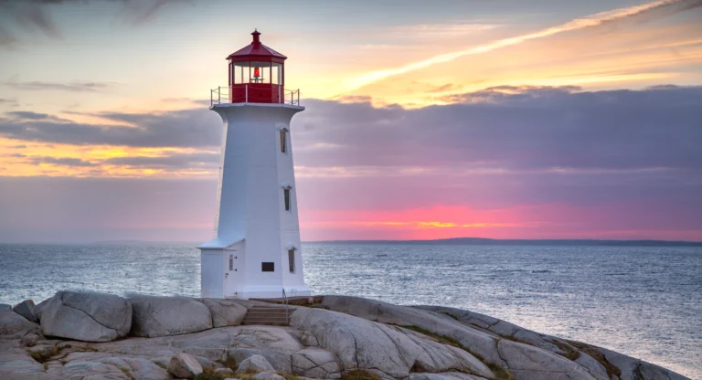 A lighthouse at sunset - Google Lighthouse