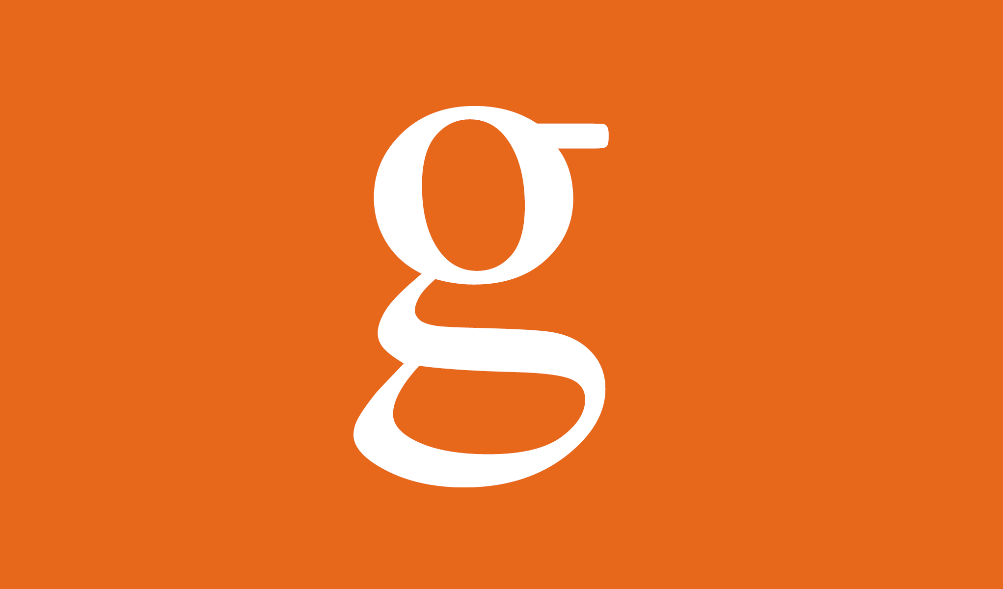A short meditation on the letter g