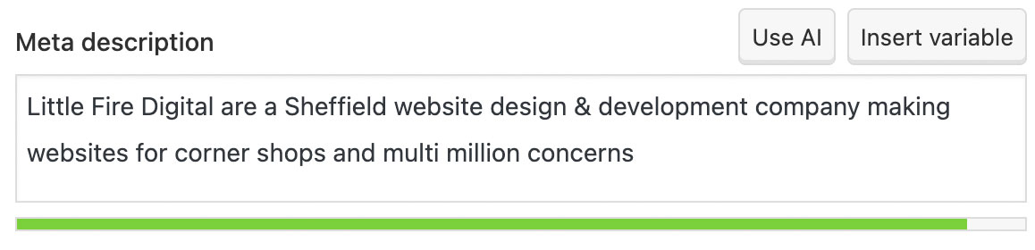 Google Meta Description