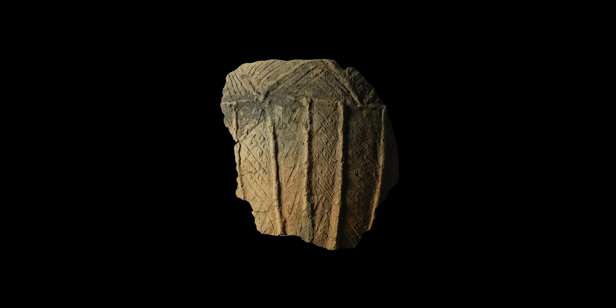 A fragment of skeuomorphic groove ware from Powmyre Quarry, Glamis, Angus
