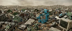 A robot is a vast sea of digital detritus.