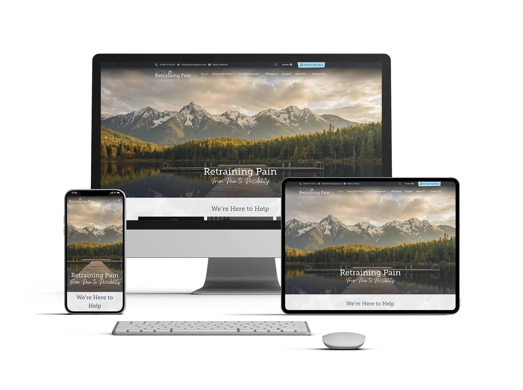 The new Retraining Pain website