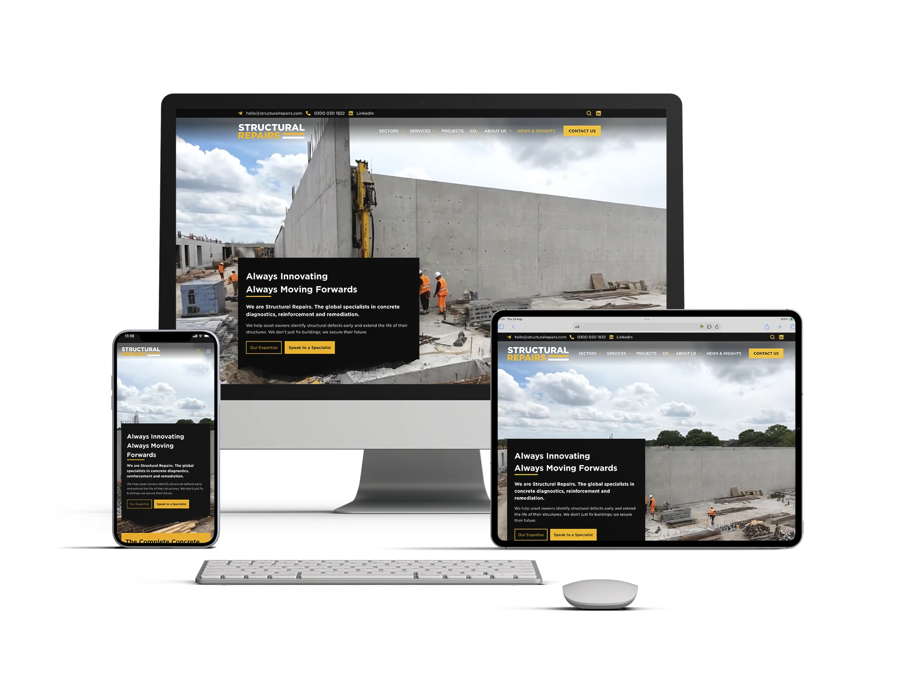 The new 2026 Structural Repairs website - the quiet, efficient launch of a major digital asset